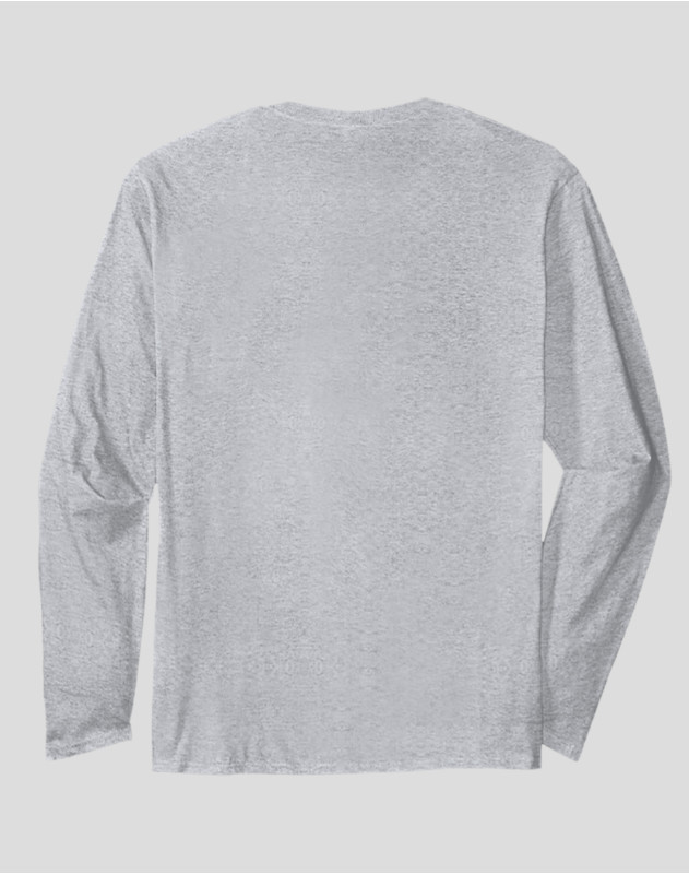 Men's Long Sleeve T-shirt "Morning Coffee Dog"