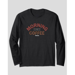 Men's Long Sleeve T-shirt "Morning Coffee Person"