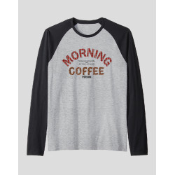 Men's Raglan "Morning Coffee Person"
