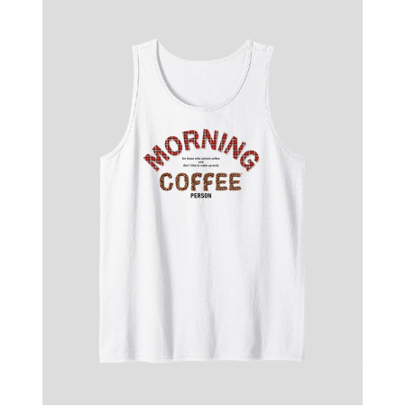 Men's Tank Top "Morning Coffee Person"