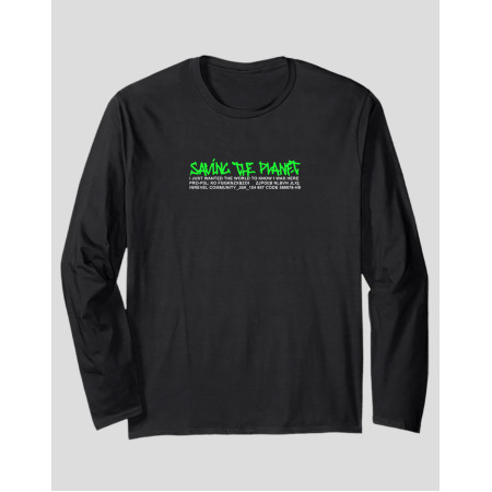 Women's Long Sleeve T-shirt "Saving The Planet 2"