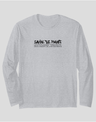 Women's Long Sleeve T-shirt "Saving The Planet 2"