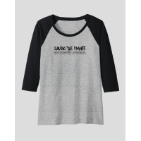 Women's Raglan "Saving The Planet"