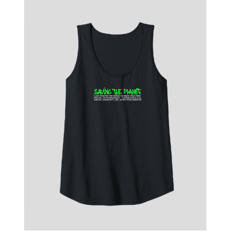 Women's Tank Top "Saving The Planet"
