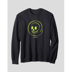 Men's Crewneck Sweatshirt "Yellow Scull"