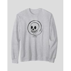 Men's Crewneck Sweatshirt "Black Scull"