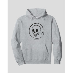 Women's Pullover Hoodie "Black Scull"