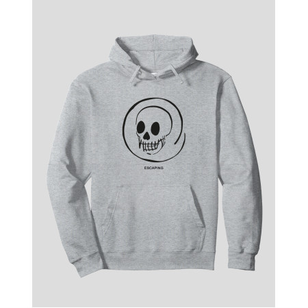 Women's Pullover Hoodie "Black Scull"