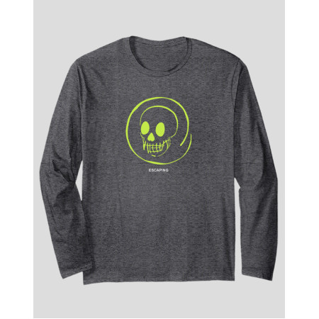 Women's Long Sleeve T-shirt "Yellow Scull"