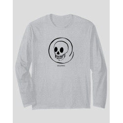 Men's Long Sleeve T-shirt "Black Scull"