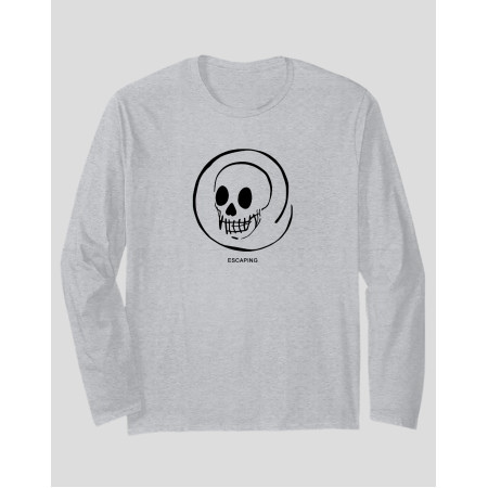 Women's Long Sleeve T-shirt "Black Scull"