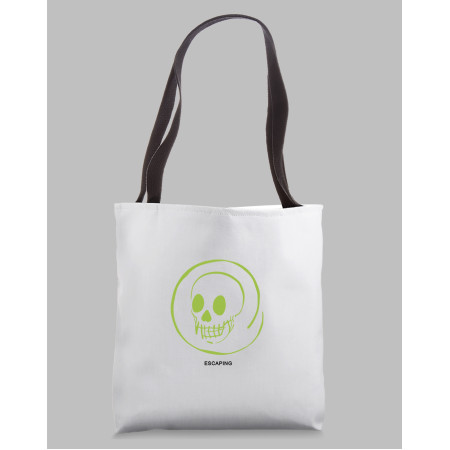 Men's Tote Bag "Yellow Scull"
