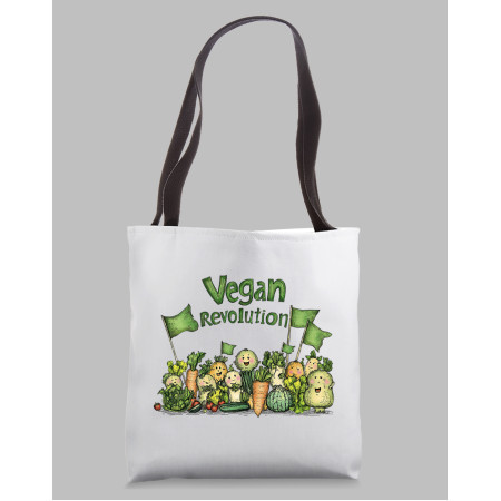 Men's Tote Bag "Vegan Revolution"
