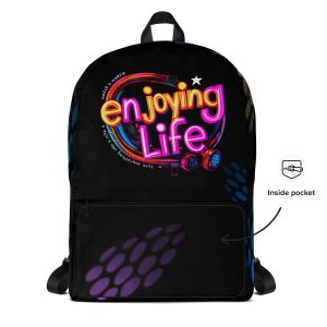 Backpack Cyberpunk Enjoying Life