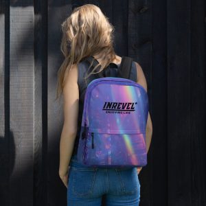 Backpack Cyberpunk Futuristic City