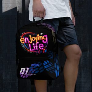 Backpack Cyberpunk Enjoying Life