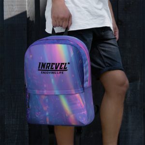 Backpack Cyberpunk Futuristic City