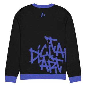Knitted crew neck sweater Digital Art