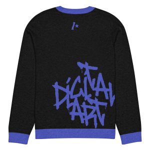 Knitted crew neck sweater Digital Art
