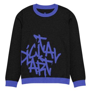 Knitted crew neck sweater Digital Art