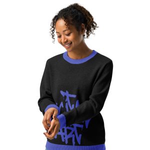 Knitted crew neck sweater Digital Art