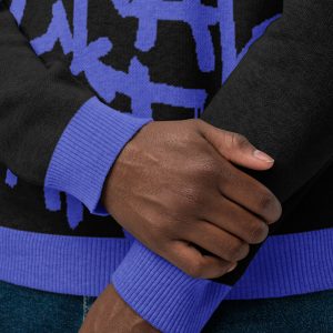 Knitted crew neck sweater Digital Art