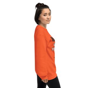 Unisex Sweatshirt Warning (Orange)