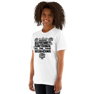 Unisex t-shirt Glitched But Functional (Light)