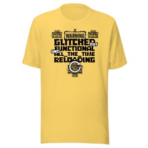 Unisex t-shirt Glitched But Functional (Light)