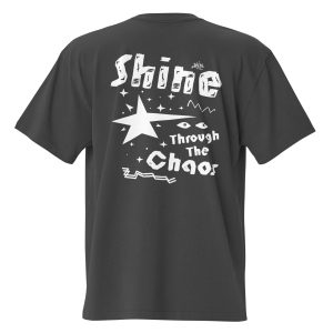 Oversized faded t-shirt Shine (Dark)