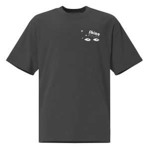 Oversized faded t-shirt Shine (Dark)
