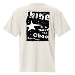 Oversized faded t-shirt Shine (Light)