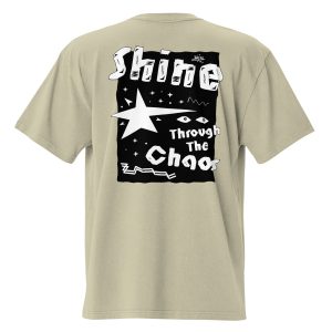 Oversized faded t-shirt Shine (Light)