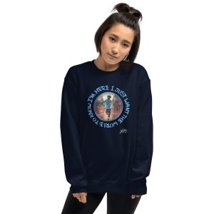 Unisex Sweatshirt Running Man
