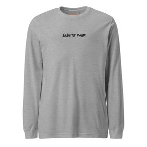 Unisex Long Sleeve Tee Saving The Planet (Light)