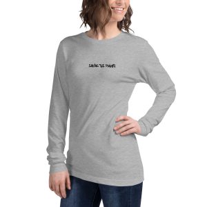 Unisex Long Sleeve Tee Saving The Planet (Light)