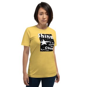 Unisex t-shirt “Shine Through The Chaos” (Light)