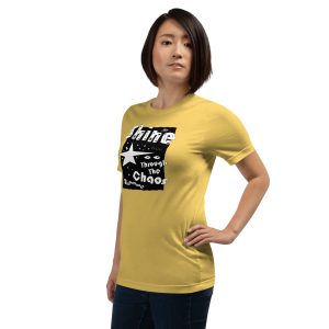 Unisex t-shirt “Shine Through The Chaos” (Light)