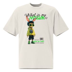 Oversized faded t-shirt My Mission