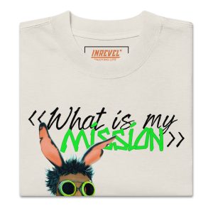 Oversized faded t-shirt My Mission
