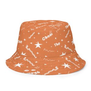 Reversible bucket hat “Shine Through” (Orange)