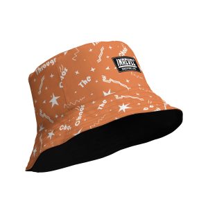 Reversible bucket hat “Shine Through” (Orange)