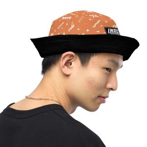 Reversible bucket hat “Shine Through” (Orange)