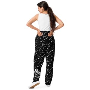 Wide-leg joggers “Shine Through” (Black)