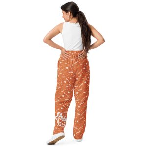 Wide-leg joggers “Shine Through” (Orange)
