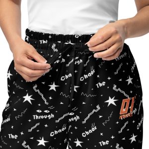 Wide-leg joggers “Shine Through” (Black)