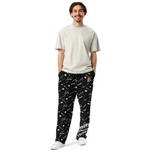 Wide-leg joggers “Shine Through” (Black)