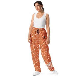 Wide-leg joggers “Shine Through” (Orange)
