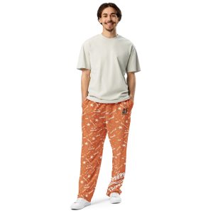 Wide-leg joggers “Shine Through” (Orange)