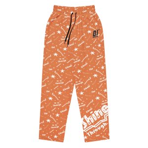 Wide-leg joggers “Shine Through” (Orange)